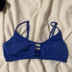 Rip Curl blue bikini top